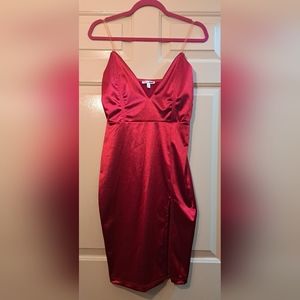 Red Fashion Nova Mini Dress, Size medium